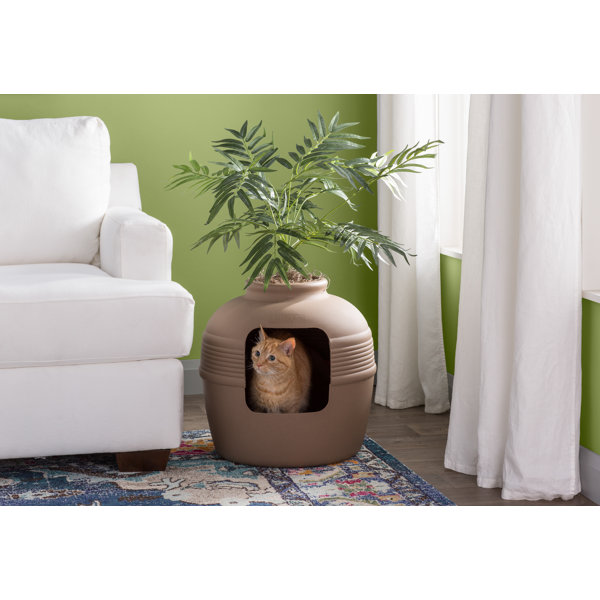 Archie & Oscar™ Lipton Covered Hidden Cat Litter Box with Decorative Planter & Reviews Wayfair
